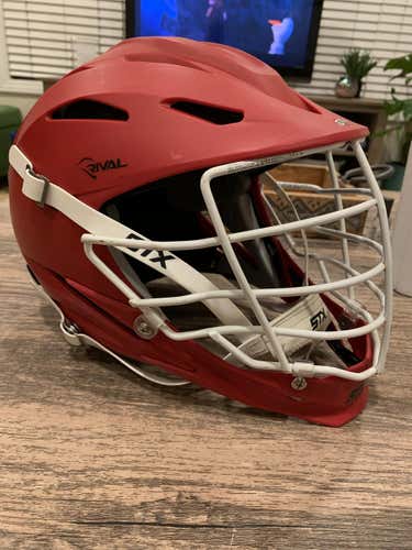 GC Red Used STX Rival Helmet
