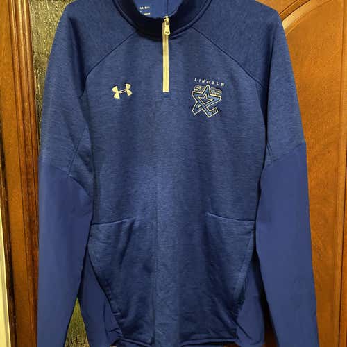 Blue Men's Large Under Armour 1/4 zip