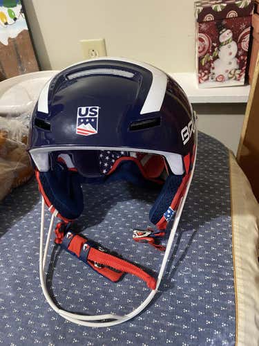 Blue New Unisex Large Briko Helmet FIS Legal