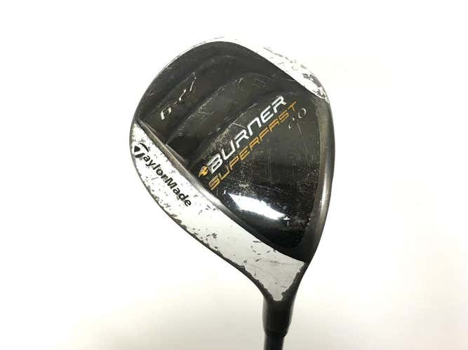 Used Taylormade Burner Superfast 2.0 Rescue Mens Right 6 Hybrid Graphite Senior