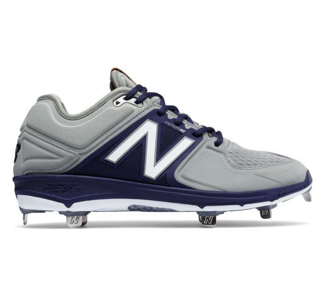 Gray/Navy New Balance 3000v3 Metal Cleats Size 9.5