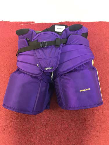 Mankato State Bauer Goalie Pants Size Large Pro Stock Item#MNKGP99 NCAA