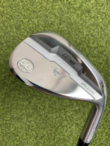 Mizuno S18 White Satin 56.14* Wedge, Dynamic Gold Wedge Flex, RH