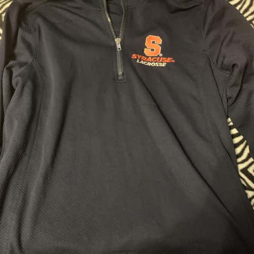 Syracuse Lacrosse Blue Unisex XL ECD Quarter ZIP