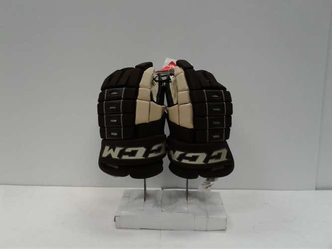 Used Ccm Pro Stock Hershey Bears Ahl 15 Inch 15" Ice Hockey Gloves