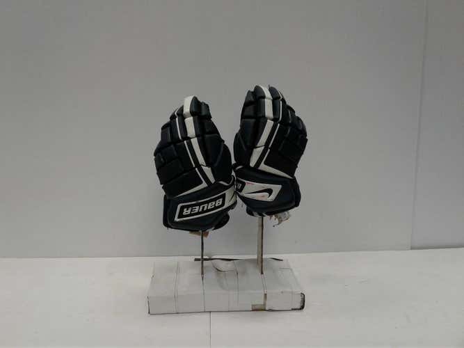 Used Bauer Vapor Xvi Navy 13 Inch 13" Ice Hockey Gloves