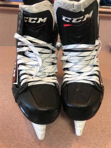 Used CCM JetSpeed FT2 Pro Stock Size 10.5 Hockey Skates Bellemare Colorado Avalanche