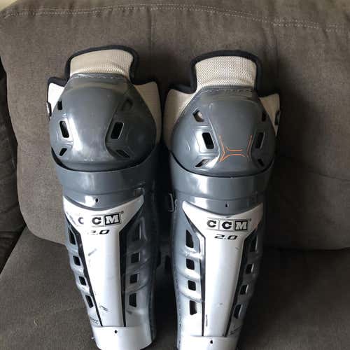 Used CCM Vector Shin Pads