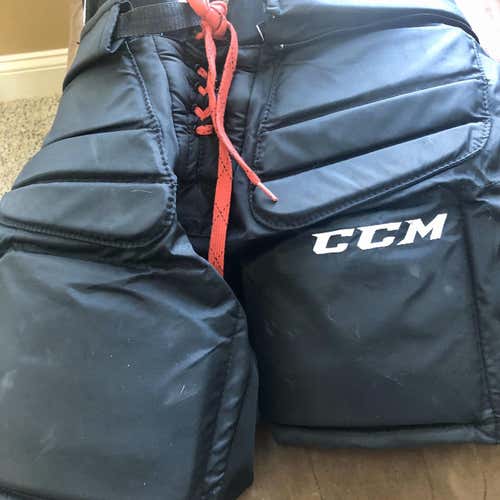 Black Used XL CCM c500 Hockey Goalie Pants