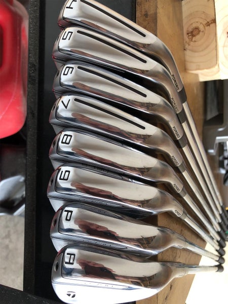 Used Right Handed P790 Stiff Flex Steel Shaft Iron Set 4-PW, AW