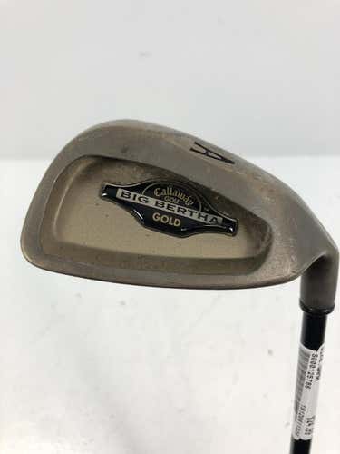 Used Callaway Big Bertha Gold Gap Approach Wedge Graphite Stiff Golf Wedges