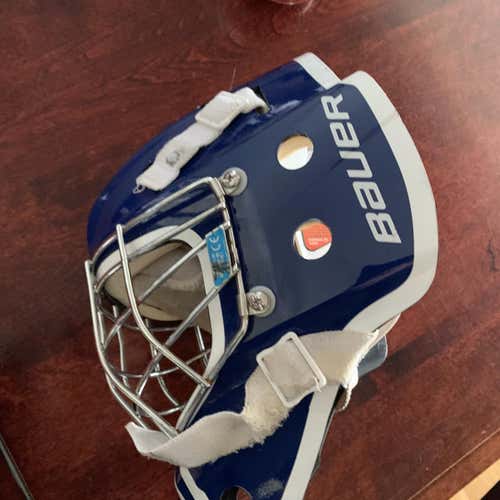 Blue Used Large Bauer Helmet