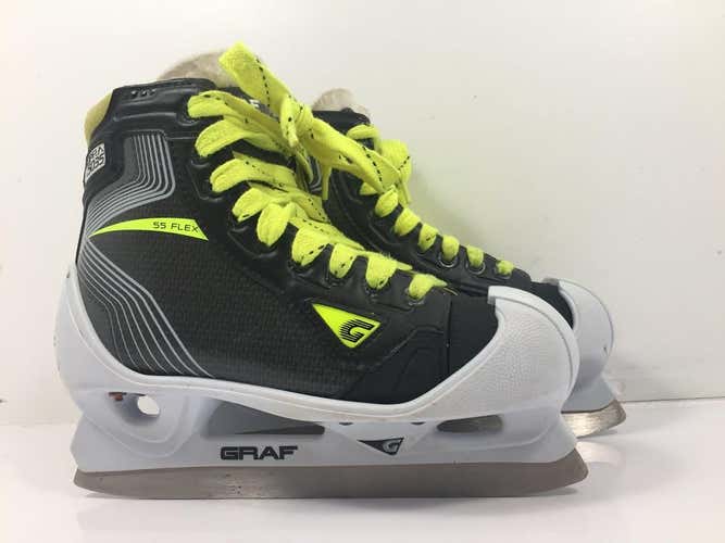 Used Graf Supra 5035 Junior 03.5 Ice Skates Goalie Skates