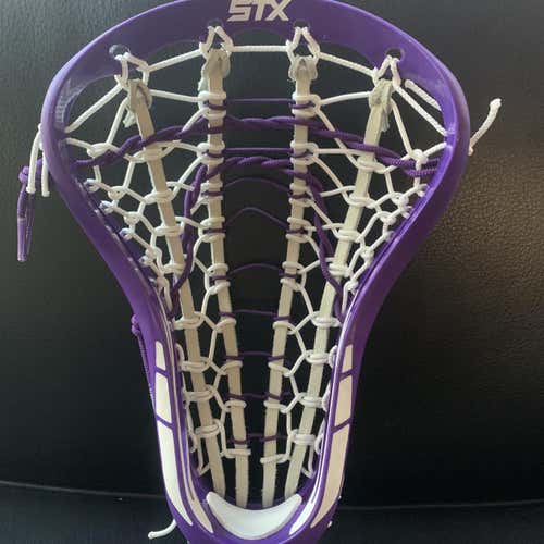 New Purple STX Exult 10 Head Custom Strung With Ladder Pocket