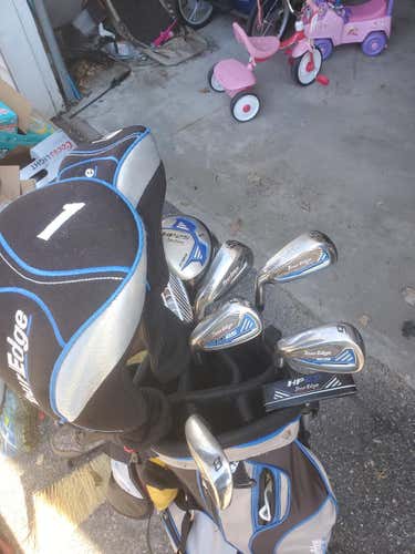 Used Junior Tour Edge Left Handed Clubs (Full Set) (9 Clubs)