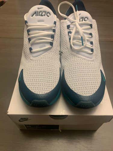 Nike Men's Air Max 270 SE White Spirit Teal Nightshade Size 10 AQ9164 102 NEW