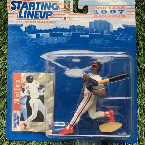 Vintage Albert Belle Cleveland Indians Baseball Mlb Toy Collectible Starting Lineup