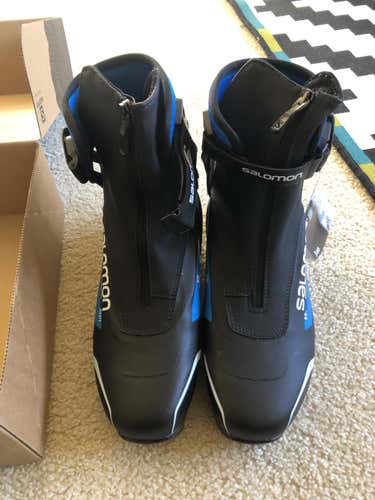 Skate Size 10 New Salomon Cross Country Ski Boots