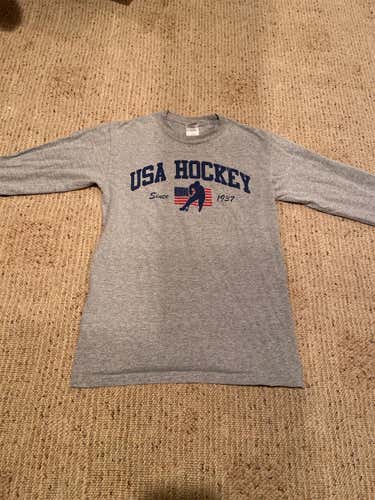 USA Hockey Long Sleeve Shirt Adult S
