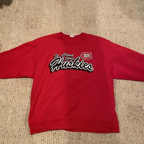 St. Cloud State University Huskies Crew Neck Sweatshirt Adult L