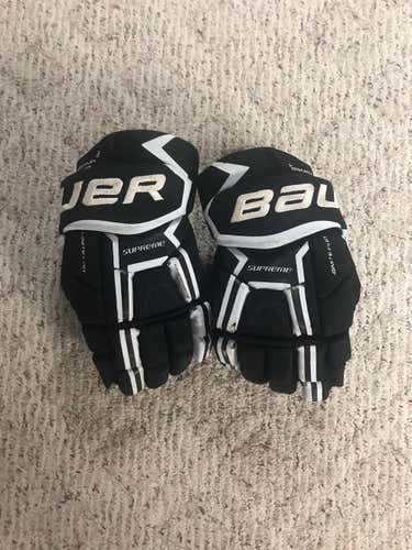 Black Used Bauer 14" Gloves