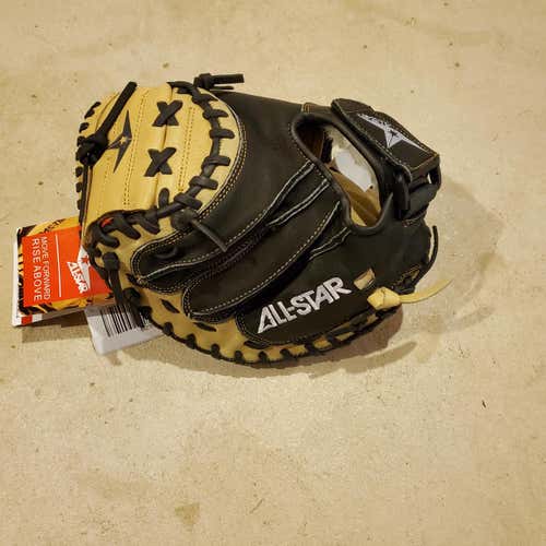 Black New All Star Right Handed Catcher's Comp Series Baseball Glove 31.5"