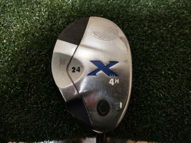 Callaway X Hot 4 Hybrid 24 Degree Stiff Flex Graphite Shaft