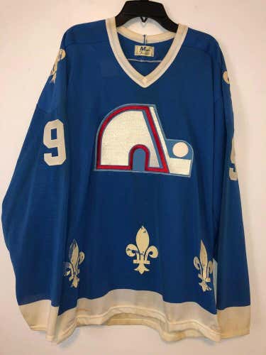 Vintage Quebec Nordiques CCM Maska NHL Hockey Jersey Mens Size M Pre-Owned