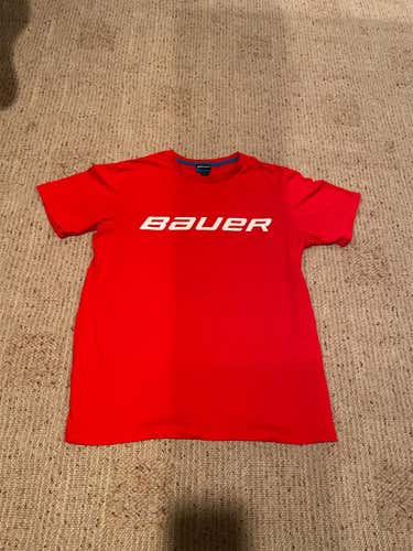 Red Bauer Shirt Adult S