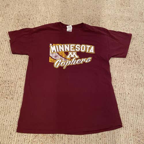 University Of Minnesota Golden Gophers Shirt Adult M
