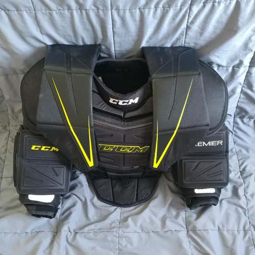 Senior Used Small CCM Premier Pro Chest and Arm Protector Goalie Chest Protector