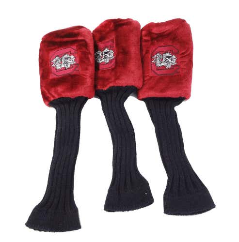 NEW Quality Sports South Carolina Gamecocks Vintage Driver/3/X Headcover Bundle