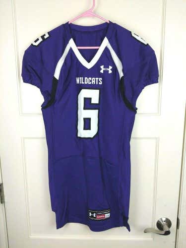NEW Northwestern Wildcats #6 Football Jersey  Sewn  Under Armour Size: L