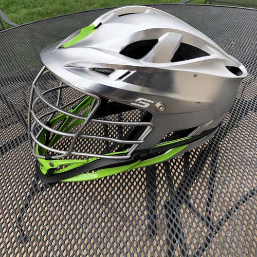 Silver Used Player Cascade S Helmet