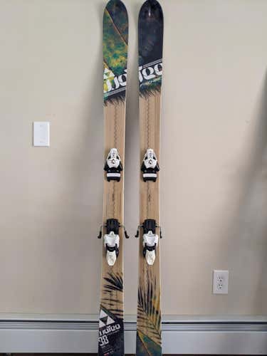 Used Fischer  Watea 98 186cm Skis With Bindings Max Din 13