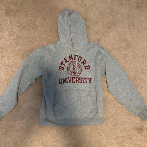 Gray Stanford University sweatshirt