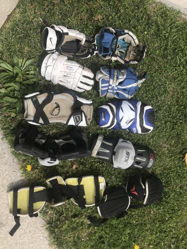 Lacrosse Gloves Arm Pads