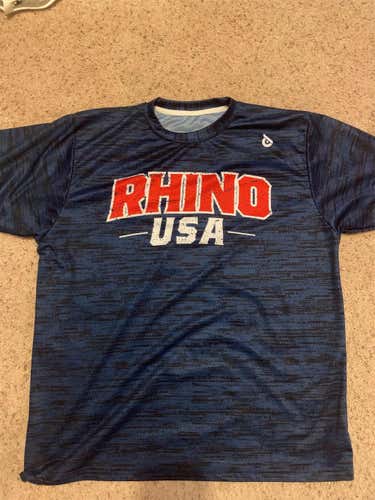 Rhino USA Lake Placid Shooter Shirt XL Blue