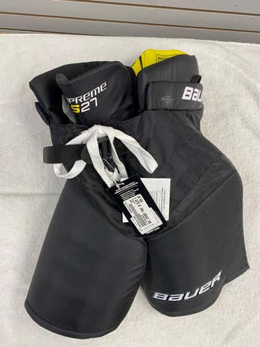 Black Junior New Medium Bauer Supreme S27 Hockey Pants