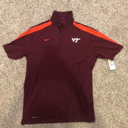 *NEW* Virginia Tech Maroon Men's Nike Shirt / Large
