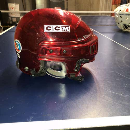 Vintage Red Large CCM Tacks 652 Helmet
