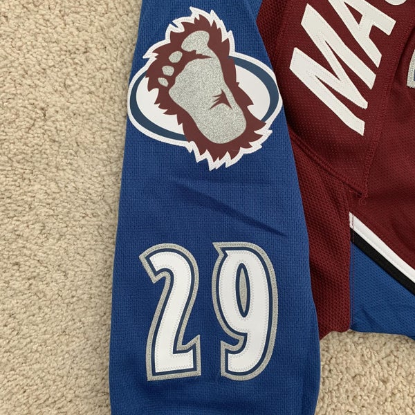 NATHAN MACKINNON COLORADO AVALANCHE REEBOK EDGE AUTHENTIC JERSEY 50