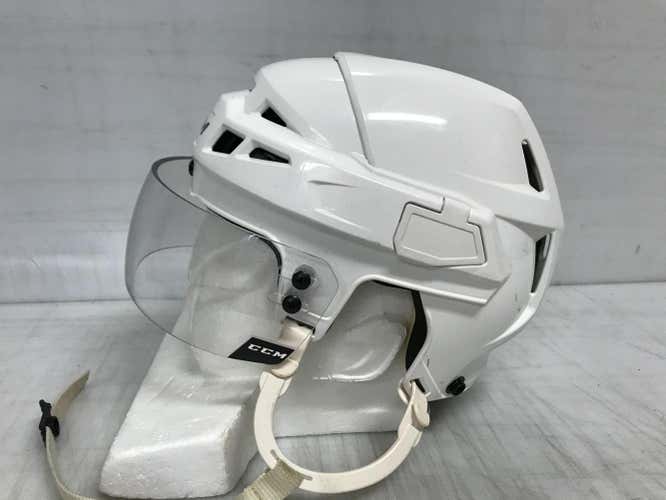 CCM Vector V08 Pro Stock Hockey Helmet Small White CCM Visor 2143