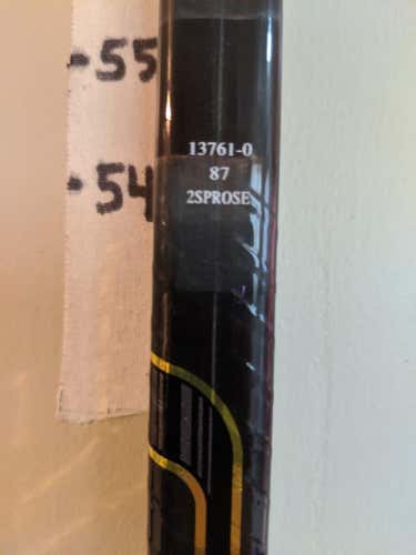 Bauer Supreme 2S Pro Hockey Stick Left P28M 87 flex Senior D1 Pro Stock