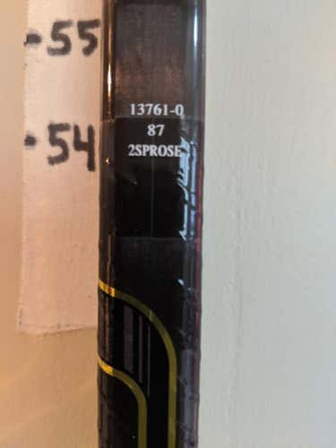 Bauer Supreme 2S Pro Hockey Stick Left P28M 87 flex Senior D1 Pro Stock