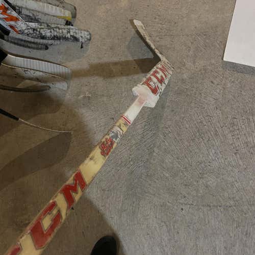 Used CCM RED BERNIER Regular Goalie Stick
