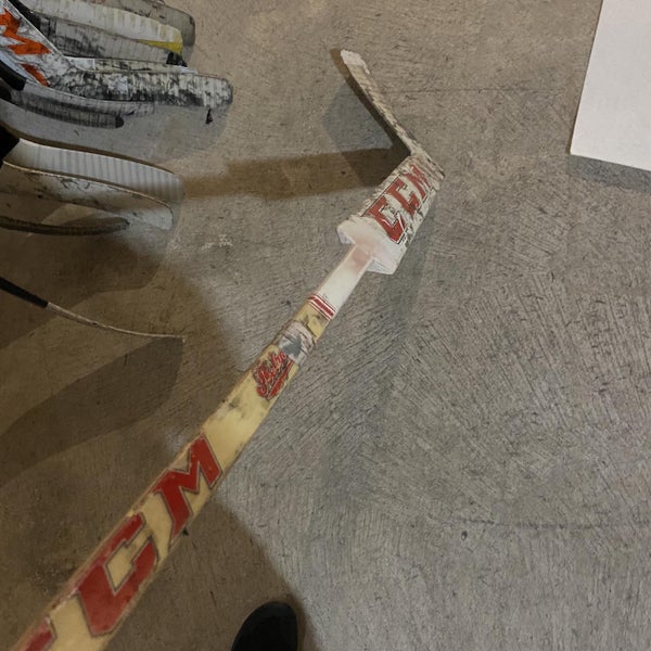 Used CCM RED BERNIER Regular Goalie Stick