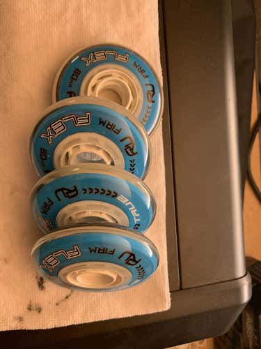 Revision Flex Hockey Wheels | TRUE Blue - NEW (80MM)