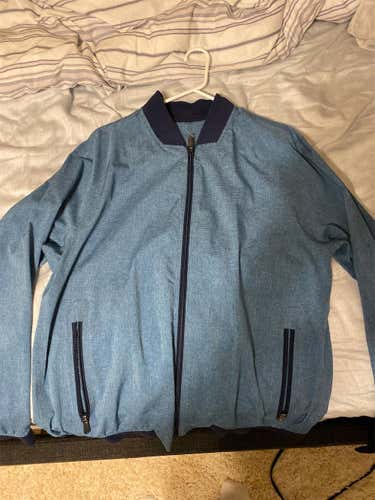 Adult Medium/Large Lululemon Jacket Light And Navy Blue