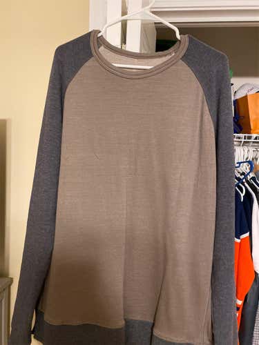 Lululemon Brown And Grey Sweatshirt
